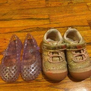 Toddler girl shoes size 8 bundle